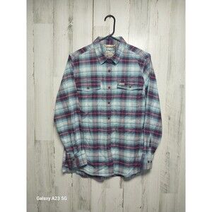 Ariat Rebar Women's Medium Blue Plaid Flannel Shirt